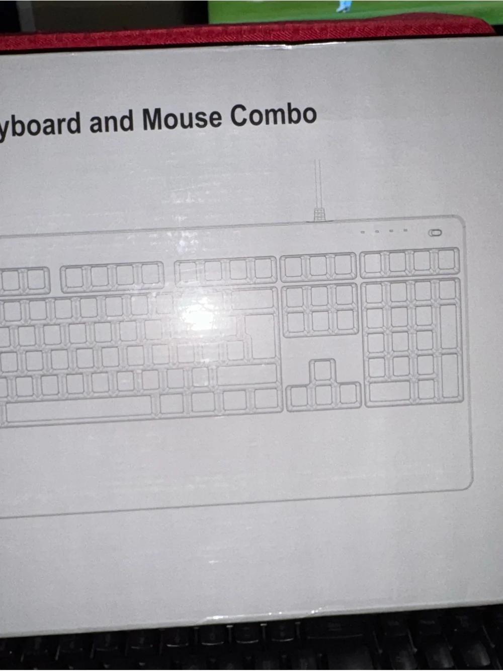 Black Wired Gaming Keyboard and Mouse Combo